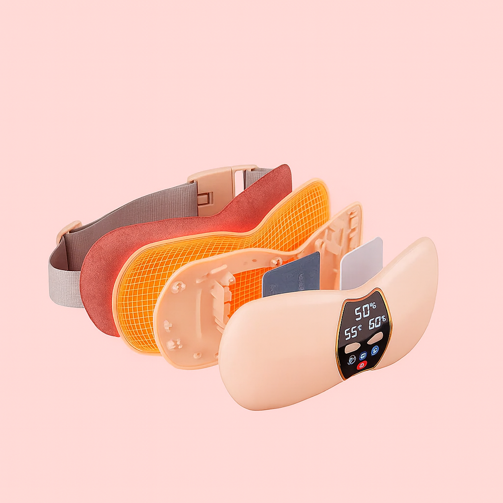 Masująco–grzewczy pas na brzuch