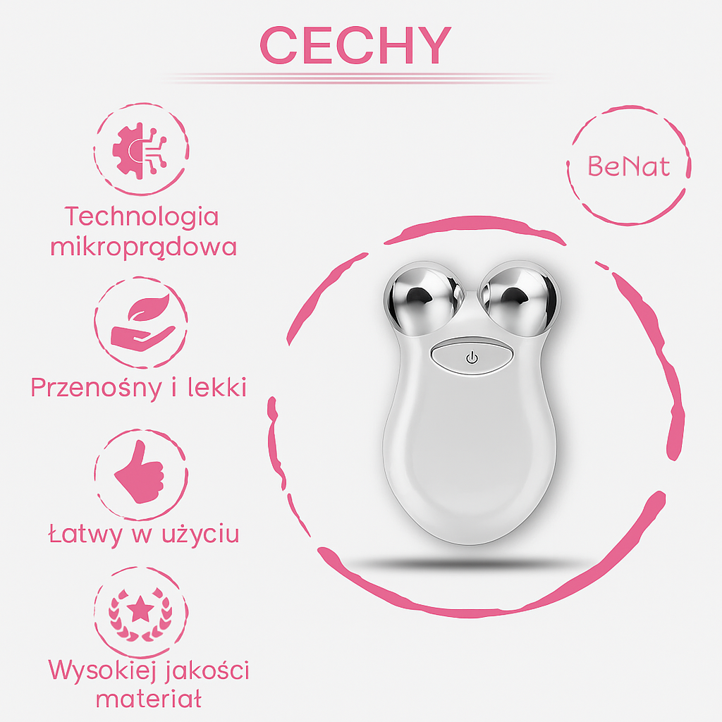 Mikroprądowy Masażer do Liftingu Twarzy