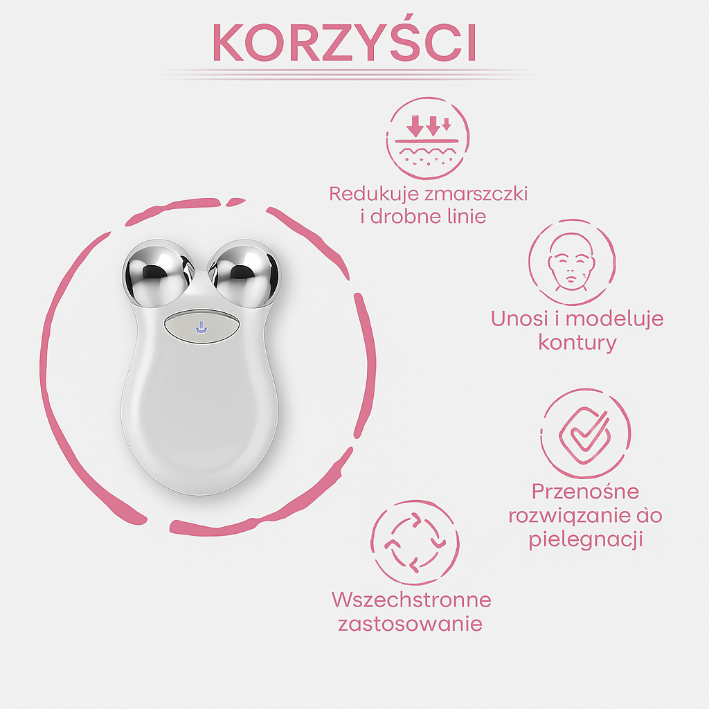 Mikroprądowy Masażer do Liftingu Twarzy