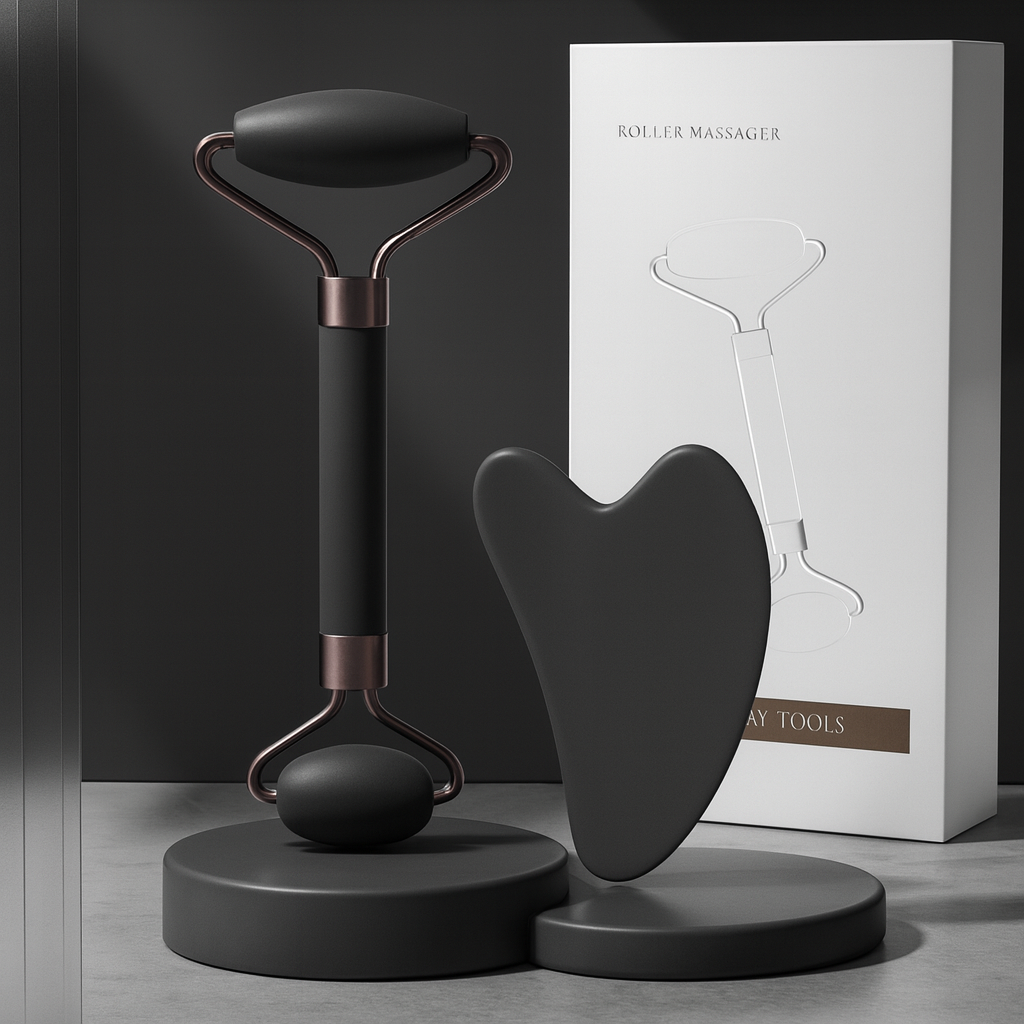 Zestaw do Masażu Rolką i Gua Sha